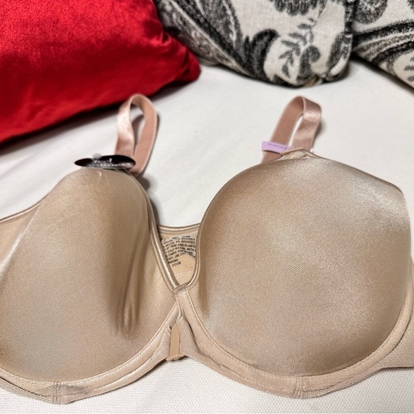 Bali 38D Comfort Revolution Front Close T-Shirt Underwire Full Coverage Bra 3461 - Picture 10 of 13